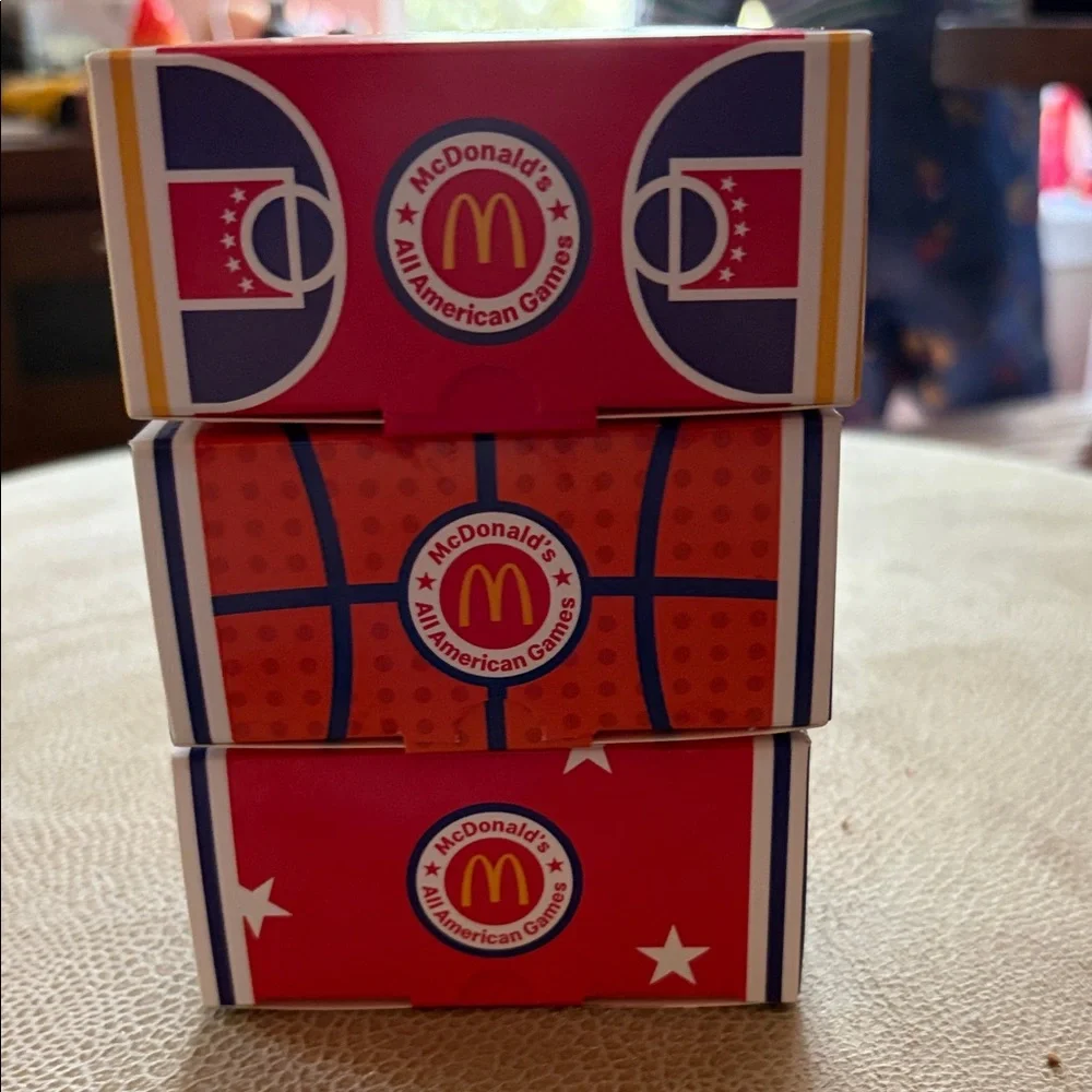 McDonald's Crocs Toys 2026 #1 Red Team Jersey #3 Basketball #6 Court side